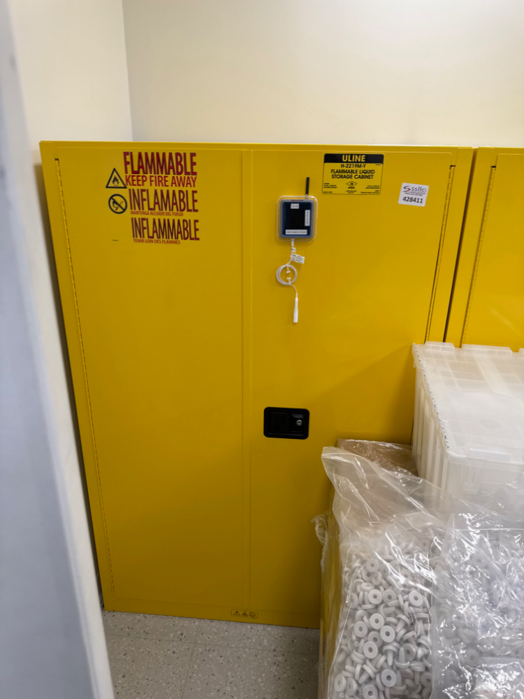 Image of ULINE 90 Gallon Flammable Liquid Storage Cabinet